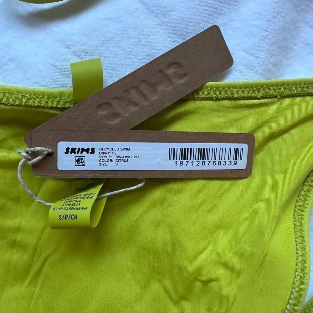 SKIMS Women's Swimwear in Bright Yellow